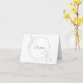 Carte Groom (Fleur jaune)