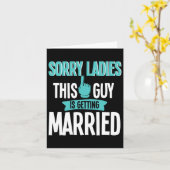 Carte Groom À Être Mariage (Fleur jaune)