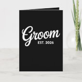 Carte Groom Est 2026 Matching Getting Ready Wedding (Devant)