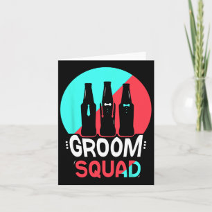 Carte Groom Squad dit Mariage de la fête Bachelor 2