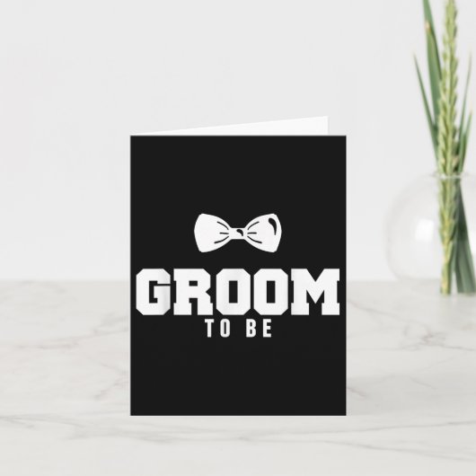 Carte Groom To Be Bachelor Party (Devant)
