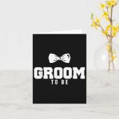 Carte Groom To Be Bachelor Party (Fleur jaune)