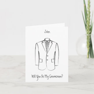 Carte Groomsman