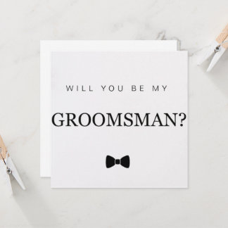 Carte Groomsman
