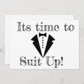 Carte Groomsmen (Devant / Derrière)