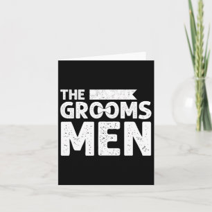 Carte Groomsmen Bachelor Party Stag Gag Mens F