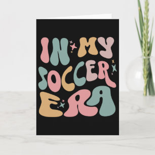 Carte Groovy À Mon Ère De Football Enfants