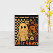 Carte Groovy Ain’t No Ghost Like The Holy Christian Hall (Fleur jaune)