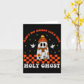 Carte Groovy Ain't No Ghost Like The Holy Christian Hall (Fleur jaune)