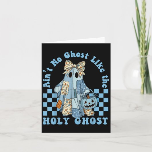Carte Groovy Aint No Ghost Like The Holy Ghost Chrétien (Devant)