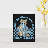 Carte Groovy Aint No Ghost Like The Holy Ghost Chrétien (Fleur jaune)
