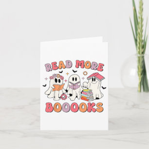 Carte Groovy Booooks Fantôme Lis Plus De Livres Prof De