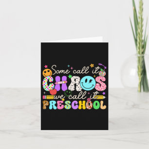 Carte Groovy Certains l'appellent le chaos Nous l'appelo