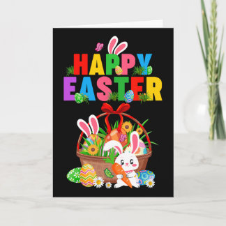 Carte Groovy Cute Bunny Easter Egg Sket Easter Day Girls