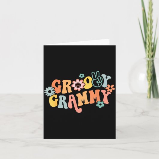 Carte Groovy Grammy One Thankful Grammy Valentines Day M (Devant)