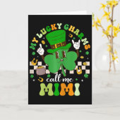 Carte Groovy My Lucky Charms m'appelle Mimi St Patrick D (Fleur jaune)