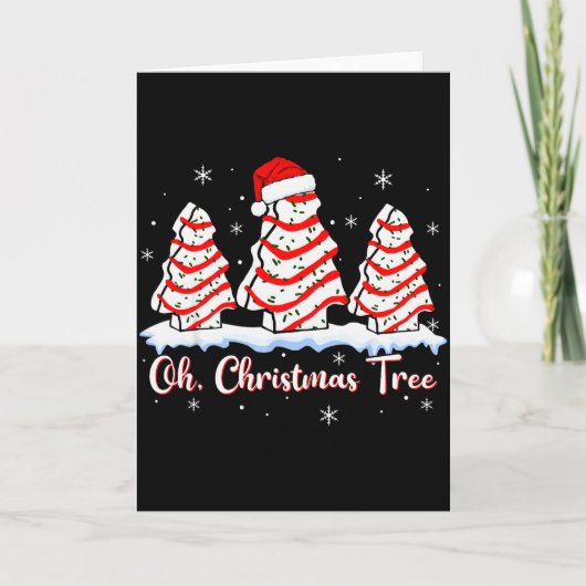 Carte Groovy Oh Christmas Tree Cakes Debbie Beckey Jen C (Devant)