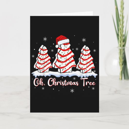 Carte Groovy Oh Christmas Tree Cakes Debbie Beckey Jen C (Devant)