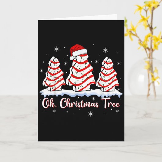 Carte Groovy Oh Christmas Tree Cakes Debbie Beckey Jen C (Fleur jaune)