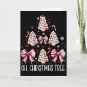Carte Groovy Oh Christmas Tree Cakes Debbie Becky Jen Ca (Devant)