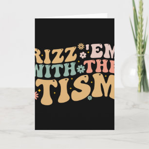 Carte Groovy Rizz Em avec le Tism - Sensibilisation à l'