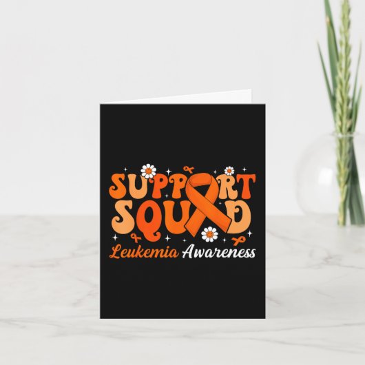 Carte Groovy Support Squad Mois de la sensibilisation à  (Devant)