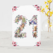 Carte Gros 21e anniversaire Photo Collage Rose Fleur Bla (Fleur jaune)