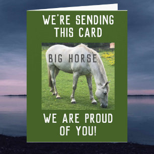 Carte Gros Cheval dont Nous sommes Fières