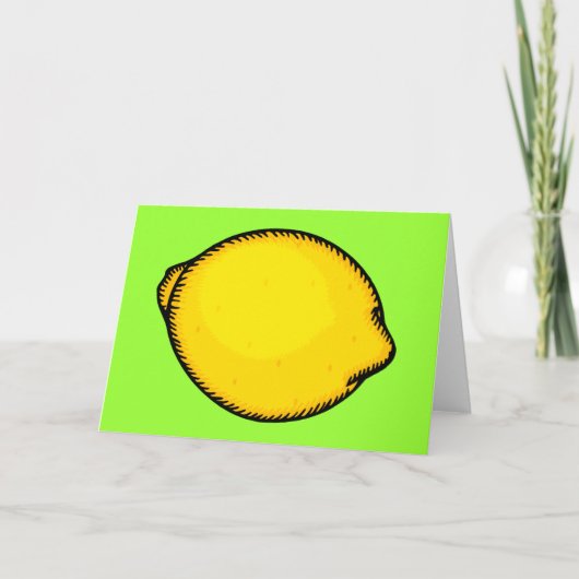 Carte Gros citron (Devant)