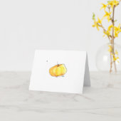 Carte gros citrouille (Fleur jaune)