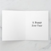 Carte Gros elfe et ours en peluche Couleur de Noël Me (Intérieur)