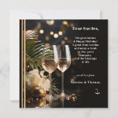 Carte Gros gros chateau drôle Anniversaire (Dos)