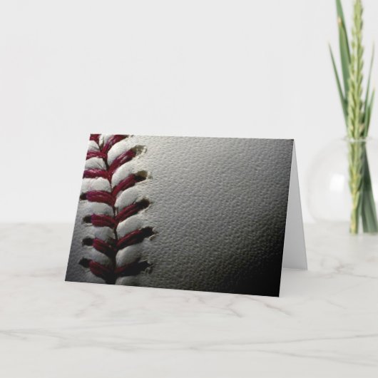 Carte Gros plan de base-ball (Devant)