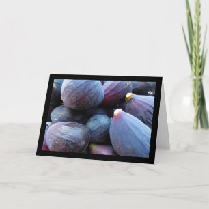 Carte Gros plan sur le fruit de figue violette