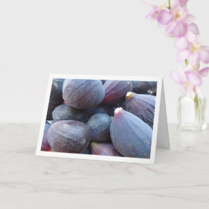Carte Gros plan sur le fruit du figuier