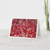 Carte Gros plan sur les graines de grenade (Devant)