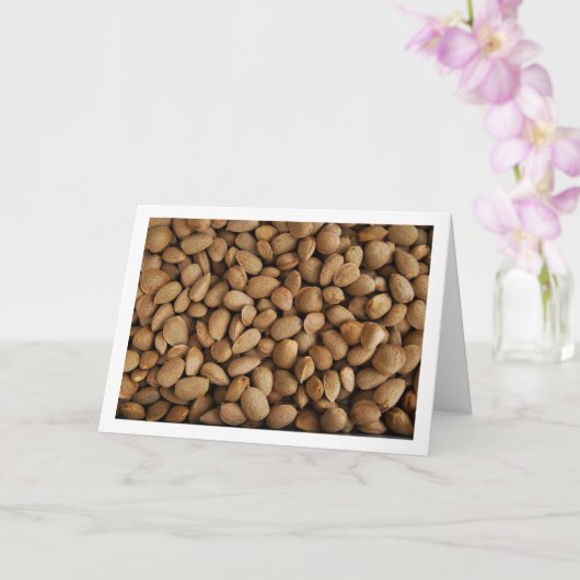 Carte Gros plan sur les noix d'amande (Orchidée)