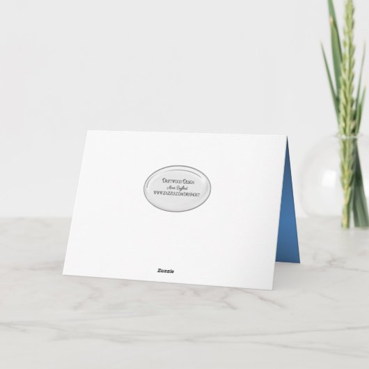 Carte Gros Poisson anniversaire (Dos)