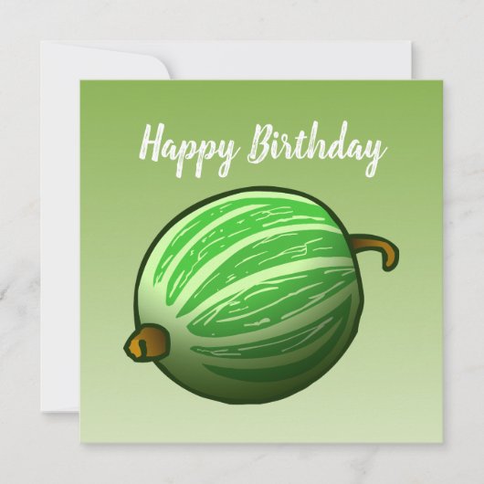 Carte Groseille verte (Devant)