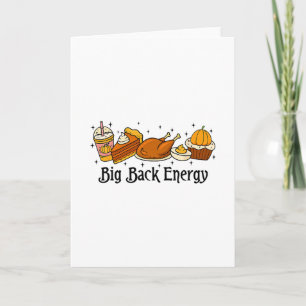 Carte Grosse énergie de Ck pour la dinde de Thanksgiving