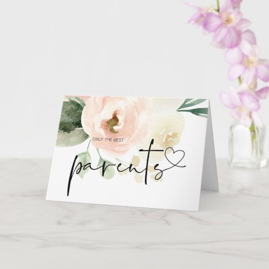 Carte Grossesse Bébé Révéler cadeau à grands-parents Blu (Orchidée)