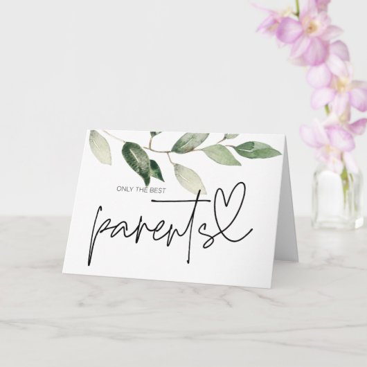 Carte Grossesse Bébé Révéler Parents Grand-parents à êtr (Orchidée)