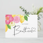 Carte Grossesse Révéler frère Nouveau oncle bébé (Debout devant)