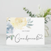 Carte Grossesse Révéler Grand Grand-Parents Nouveau bébé (Debout devant)