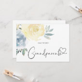 Carte Grossesse Révéler Grand Grand-Parents Nouveau bébé (Devant/Arrière en situation)