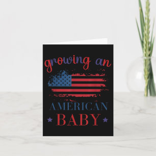 Carte Grossissant Drôle Un Américain Grossesse Bébé 4ème