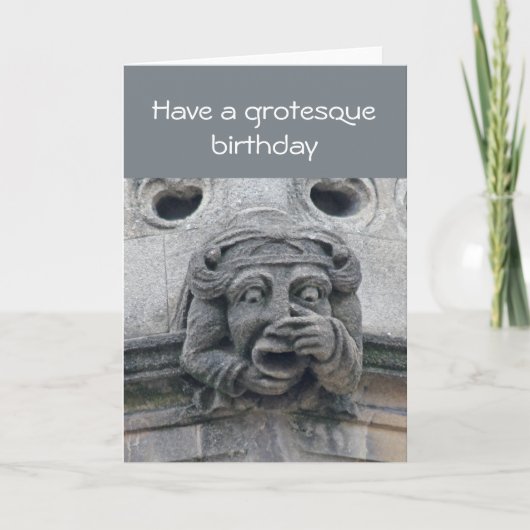 Carte Grotesque (Devant)