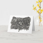 Carte Grotesque Numéro 1, par Brian Benson (Fleur jaune)