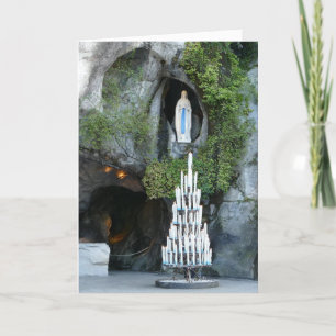 Carte Grotte de Massabielle, Lourdes, France -