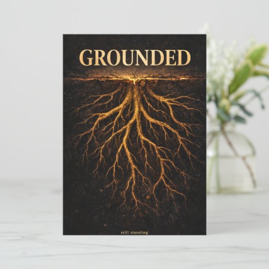 CARTE GROUNDED (Debout devant)